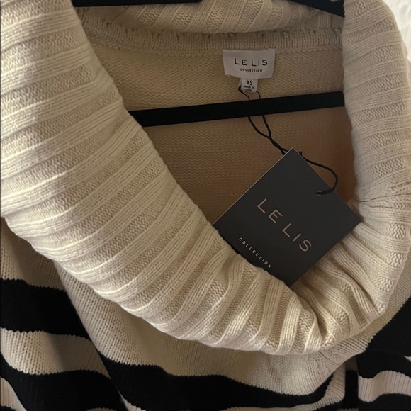 Vici Fireside Favorite Striped Off The Shoulder Sweater - Picture 6 of 6